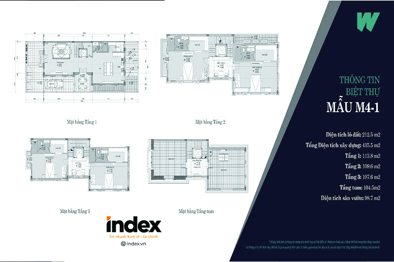 Thiết kế mẫu 3 biệt thự Solasta Mansion Nam Cường -  khu B Dương Nội