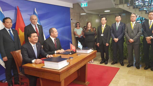 Ký Hiệp định Thương mại tự do Việt Nam – Israel: Đòn bẩy tăng cường quan hệ hợp tác hai nước