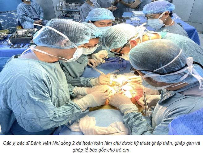 TP.HCM: Sắp có Trung tâm ghép tạng trẻ em tại Bệnh viện Nhi Đồng 2