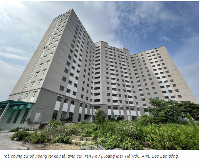 18.000 căn hộ tái định cư bỏ hoang ở TP.HCM và Hà Nội gây lãng phí lớn